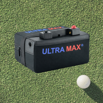 Ultramax Lithium-Golftrolley-Batterie für 27-36 Löcher, 12 V, 22 Ah