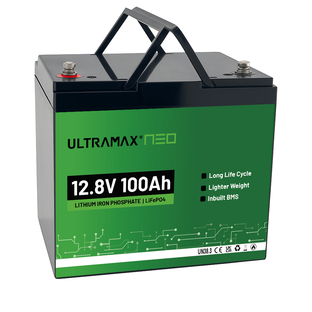 ULTRAMAX Neo 12V 100Ah Lithium Battery (LiFePO4)