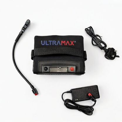 Ultramax Lithium-Golf-Trolley-Batterie für 18-27 Löcher 12V 18Ah (EU)