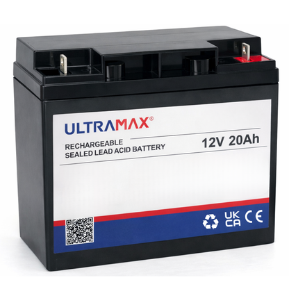 UltraMax 12V 20Ah, NP20-12 Blei-Säure-Akku (versiegelt)