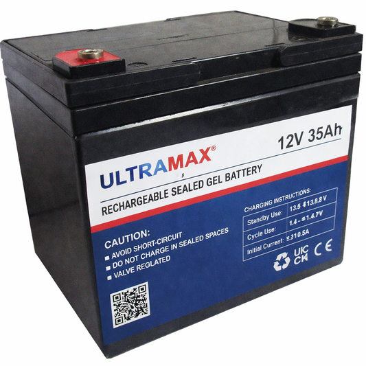 UltraMax 12V 35Ah, NPG35-12 Versiegelte Gelbatterie